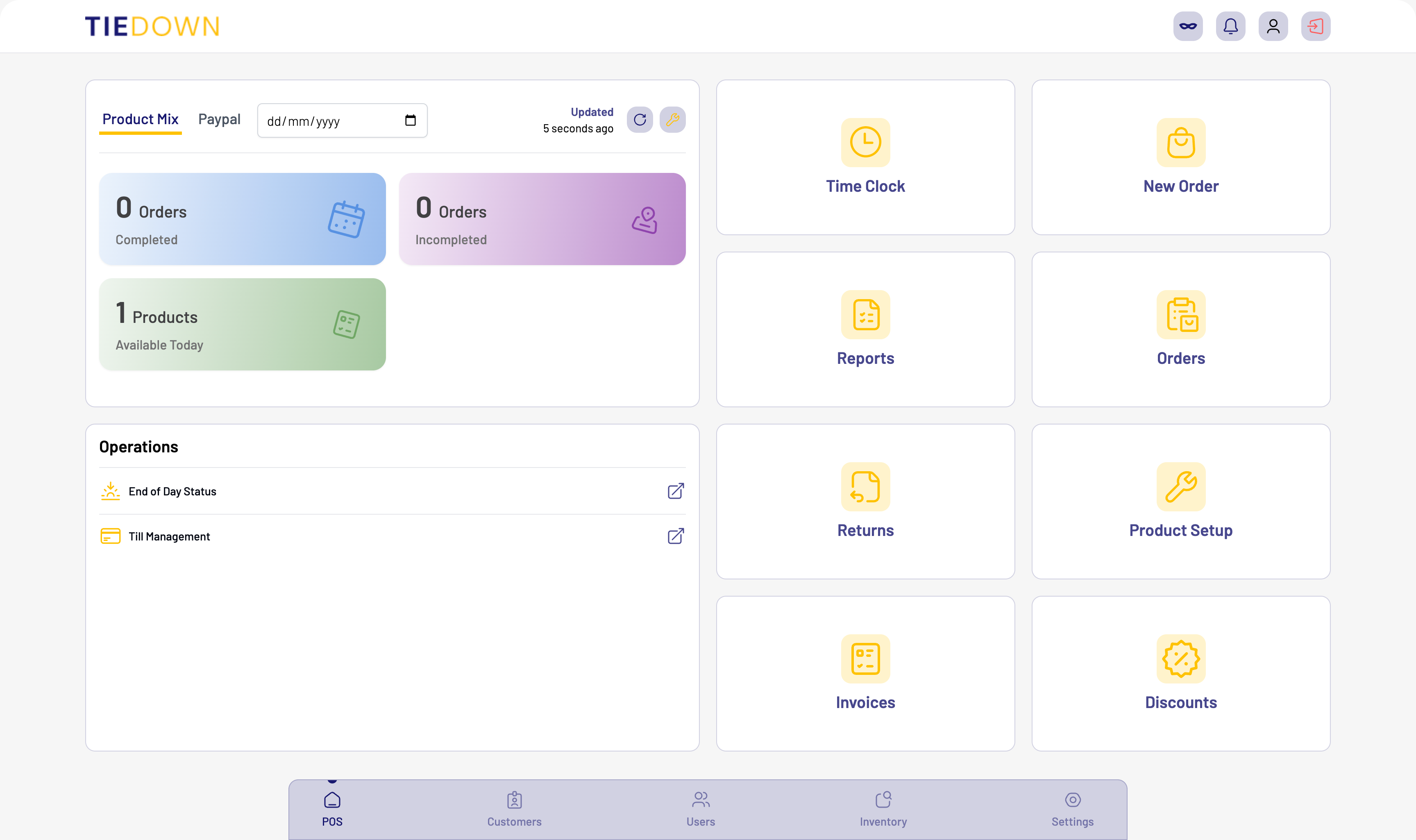 Point of Sale System